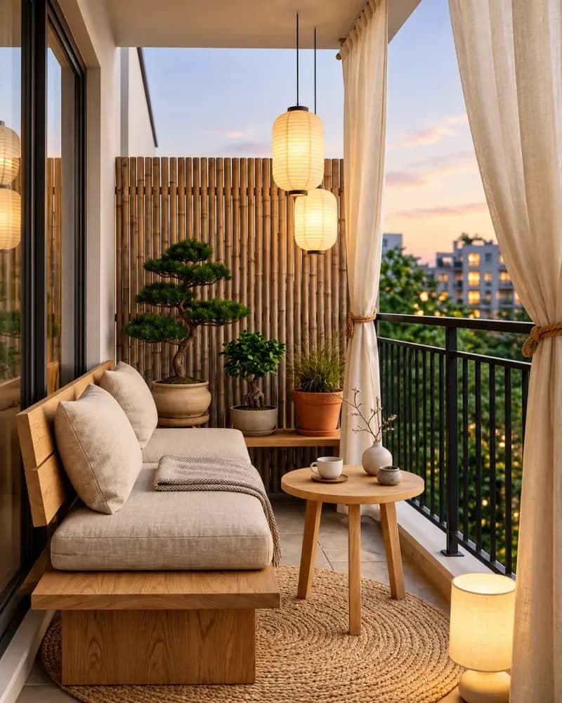 Balcony in Gurugram, after